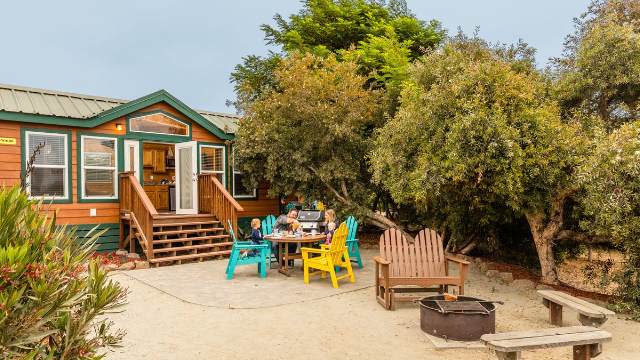 Cabin Rental Camp Lodging Santa Cruz/Monterey Bay KOA