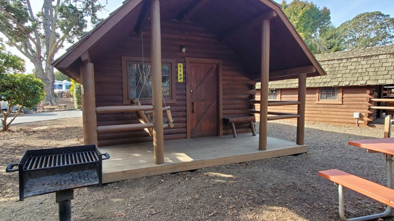 Cabin Rental Camp Lodging Santa Cruz/Monterey Bay KOA