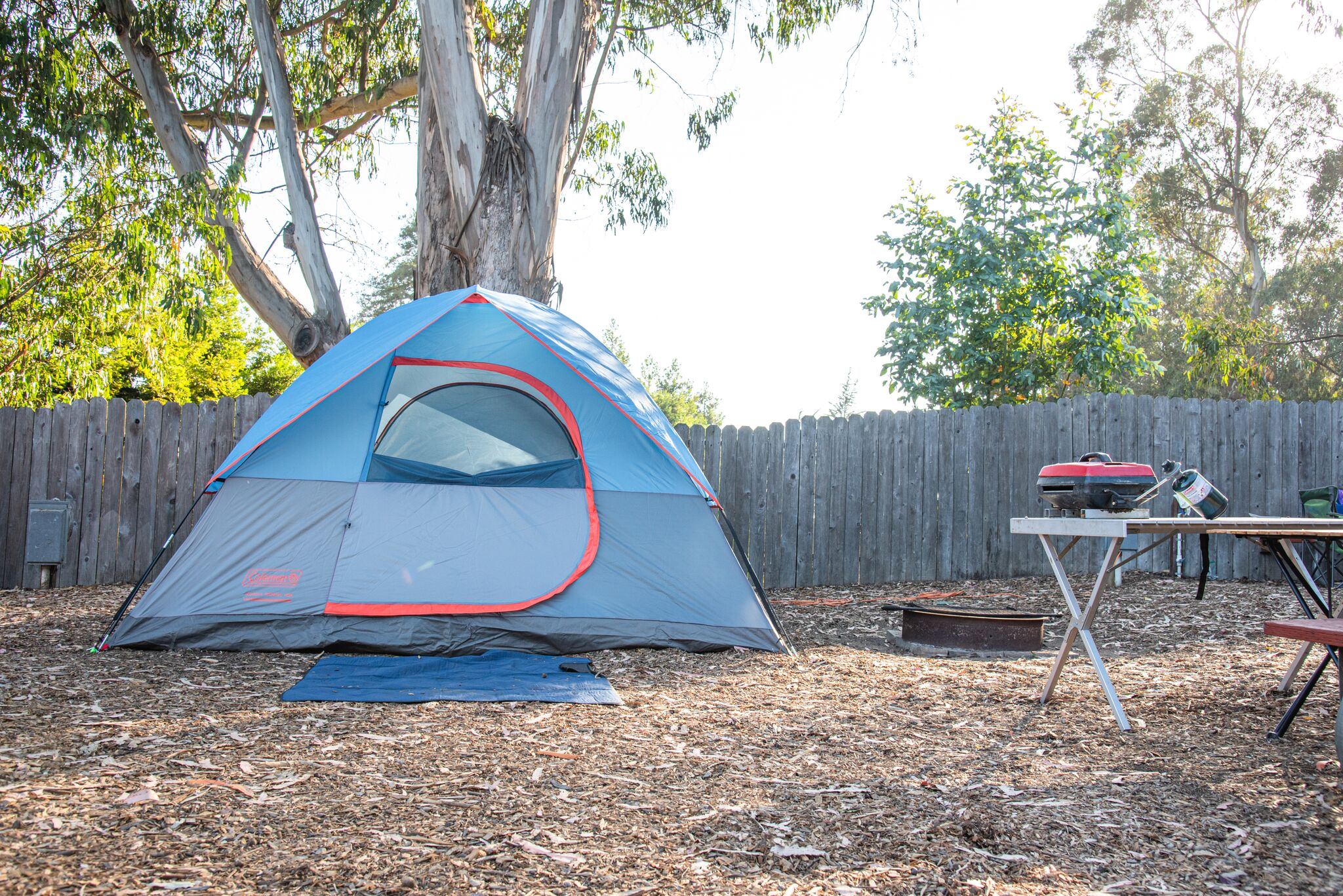 Tent Camping Site Campground Santa Cruz/Monterey Bay KOA