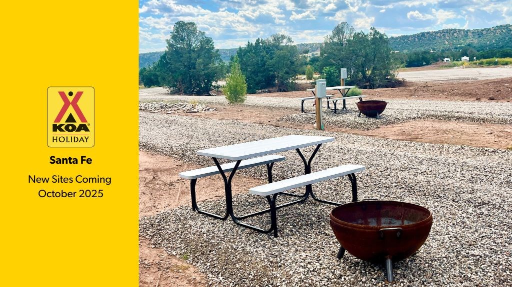 New Sites Coming Soon at Santa Fe KOA Holiday