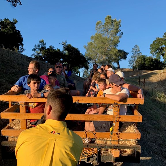 Hayrides on Saturday Evenings