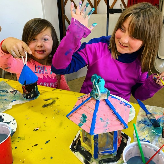 SATURDAY ARTS & CRAFTS IN PARTY YURT