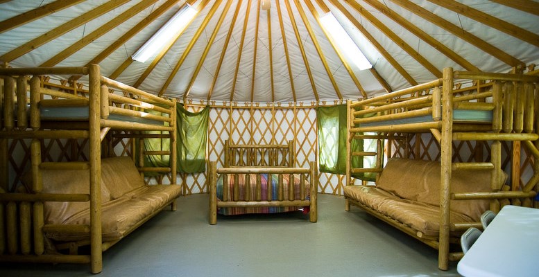Yurt Interior All Beds