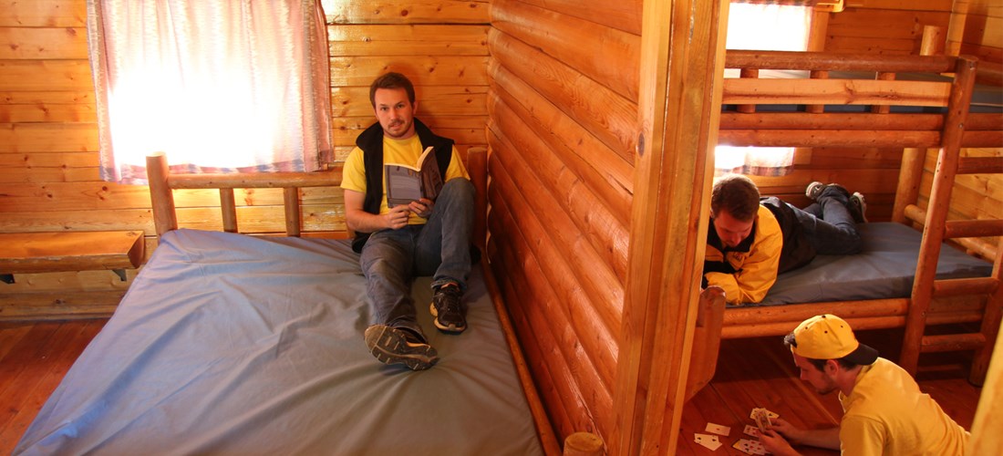 2 Room Camping Cabin Interior Wall
