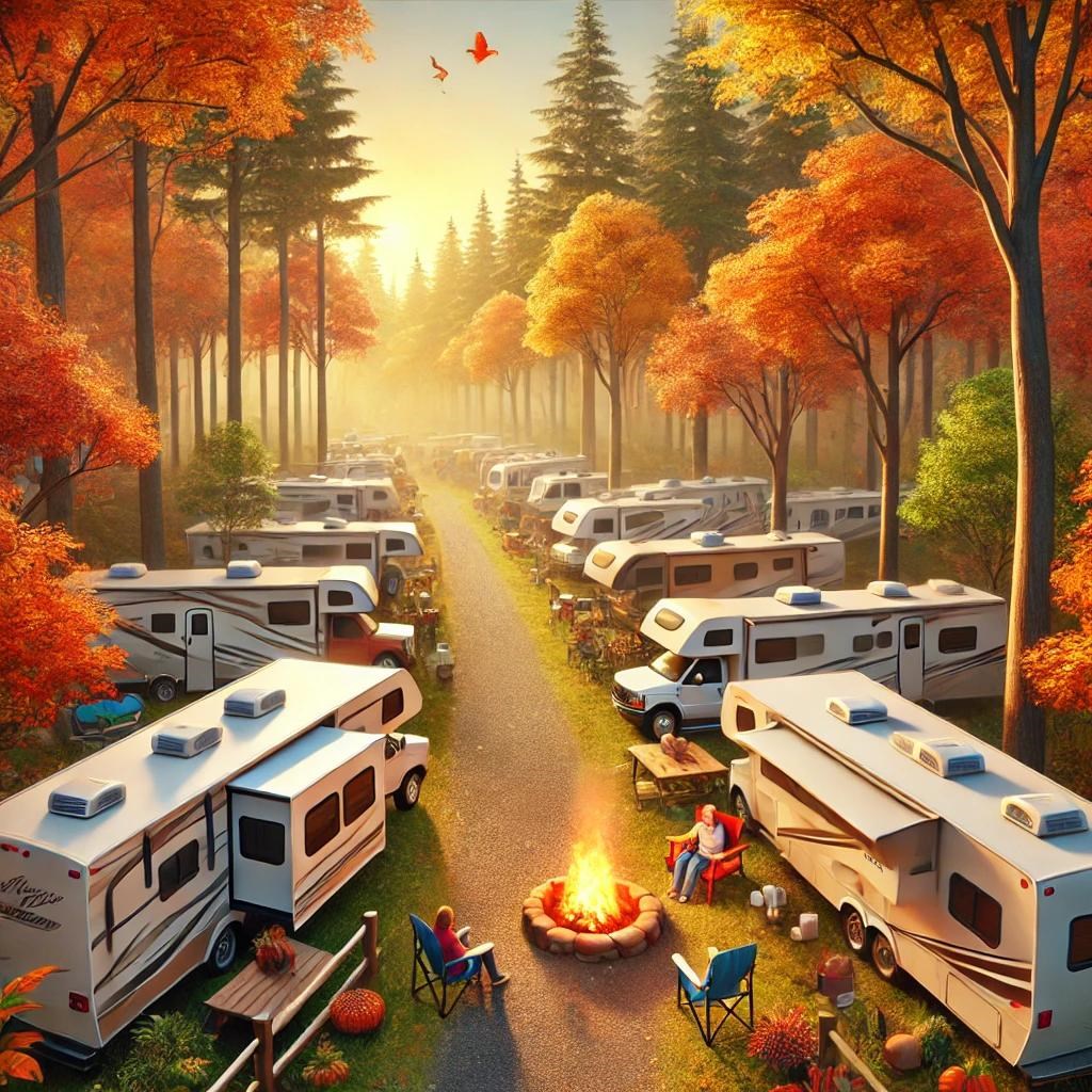 Fall Fun and Scenic Trails at Scottsburg KOA