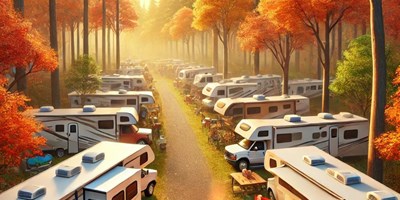 Fall Fun and Scenic Trails at Scottsburg KOA
