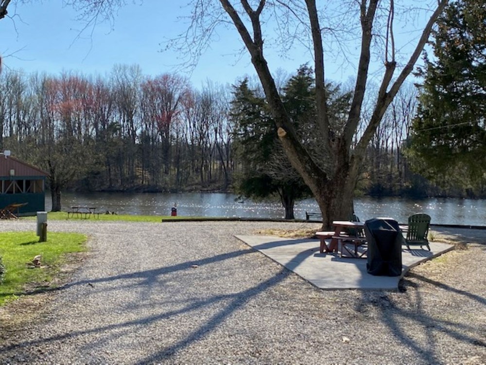 Deluxe Lakefront Patio Sites – Scenic Camping by the Water