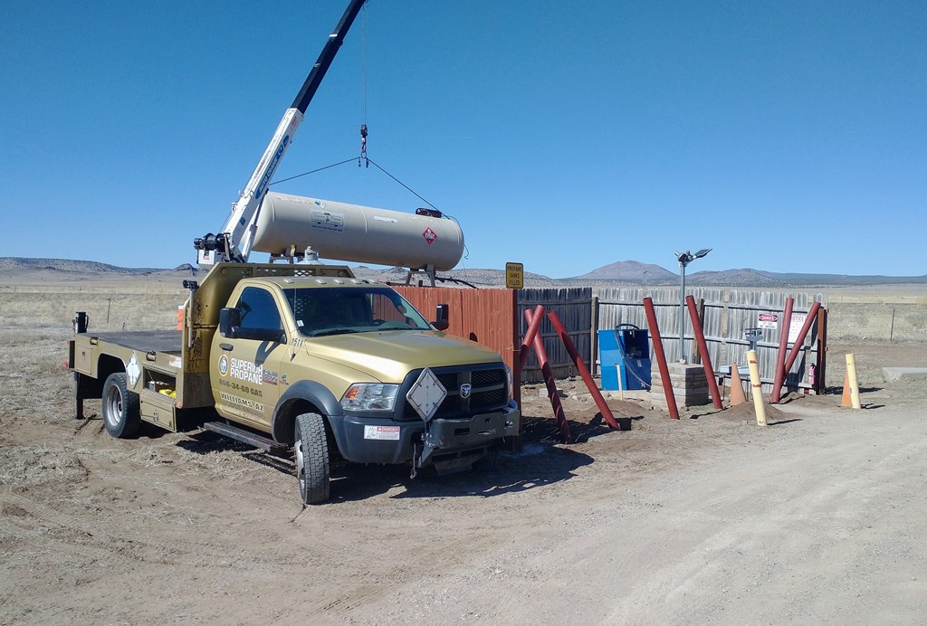 Upgrades are underway at the Seligman/Route 66 KOA