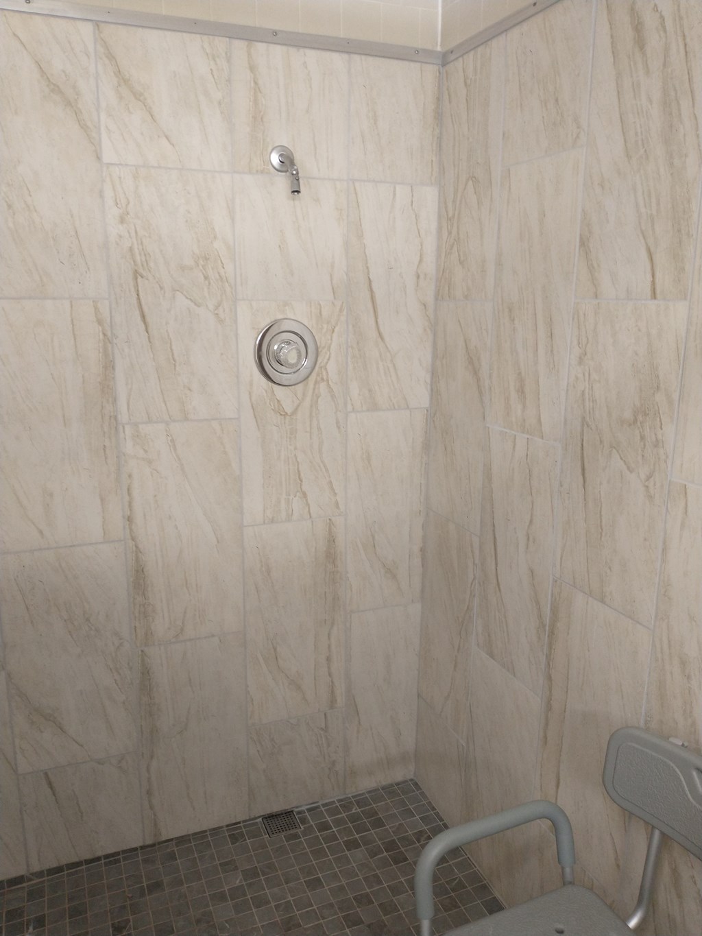 Updated Men's Bathroom Shower!