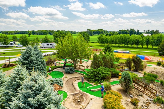 Landscaped Mini Golf