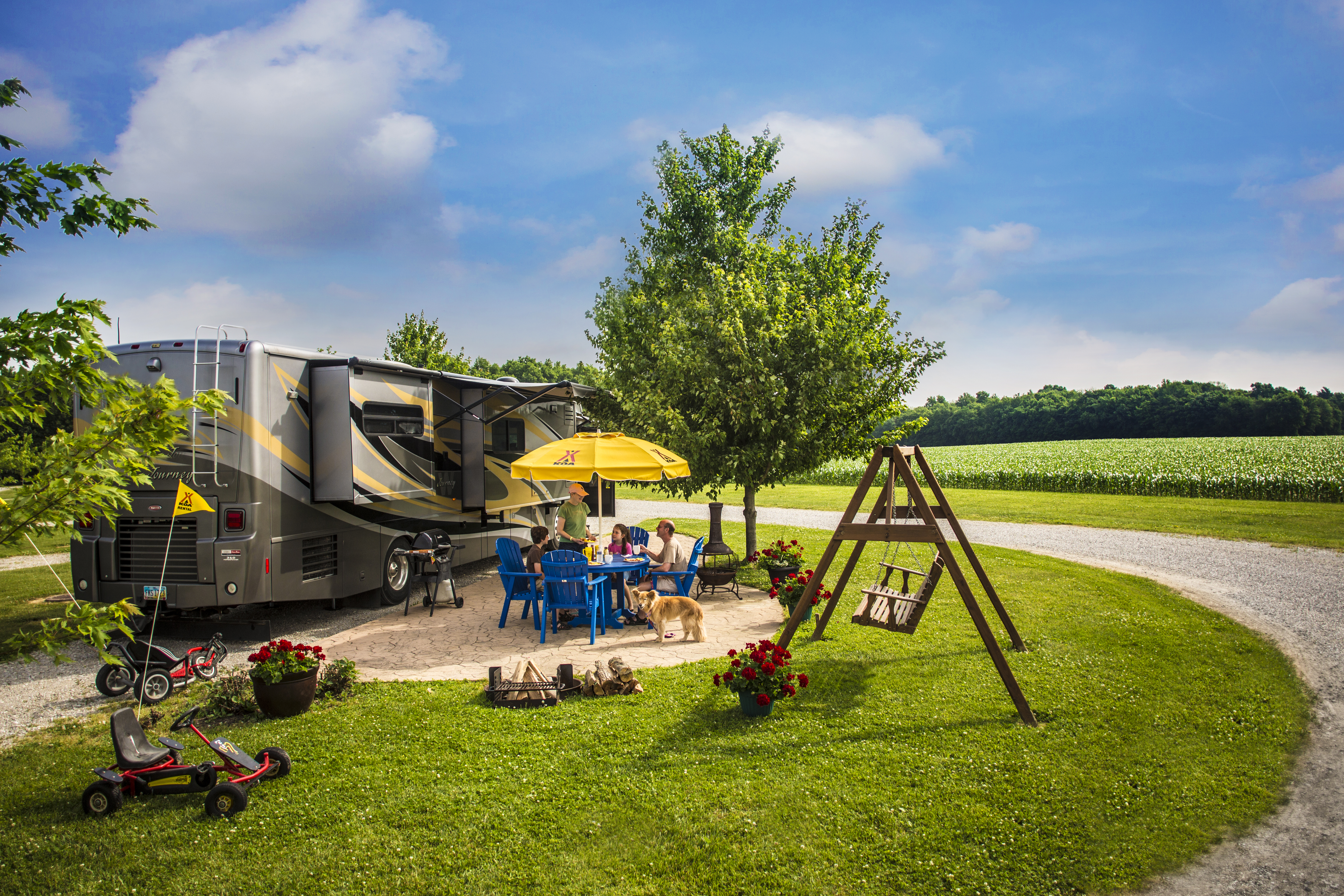 Shelby Ohio Campground Shelby Mansfield Koa