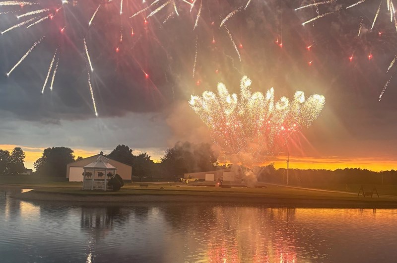 FIREWORKS AT THE KOA Photo