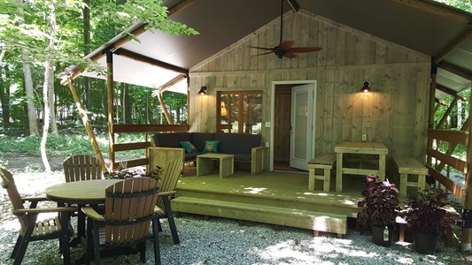 Glamping on Us!