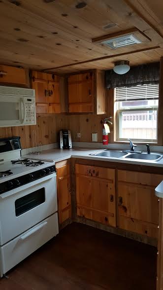 Deluxe cabin with loft and full kitchen