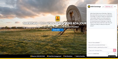 Sheridan KOA Becomes First to Embrace AI Chatbot for Campers