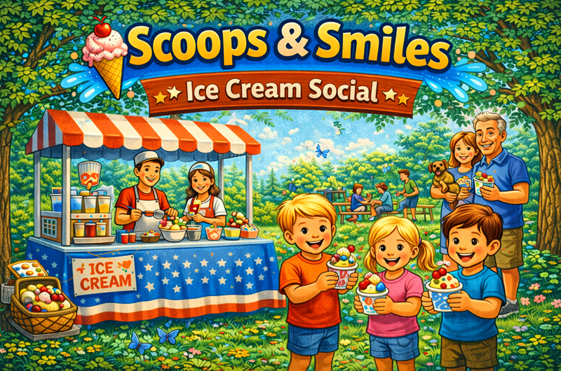 Scoops & Smiles Ice Cream Social Photo