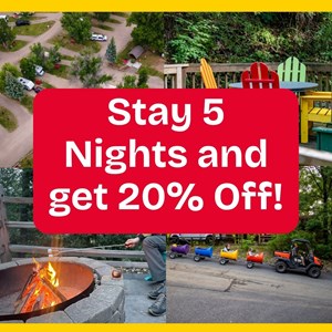 Stay 5 Nights and Save 20%