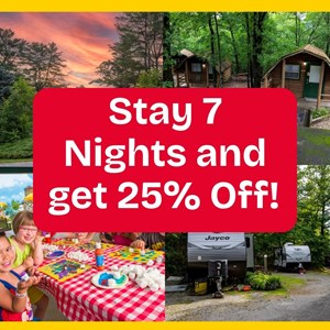 Stay 7 or More Nights at 25% Off