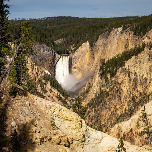 Who doesn't love a waterfall landscape?
