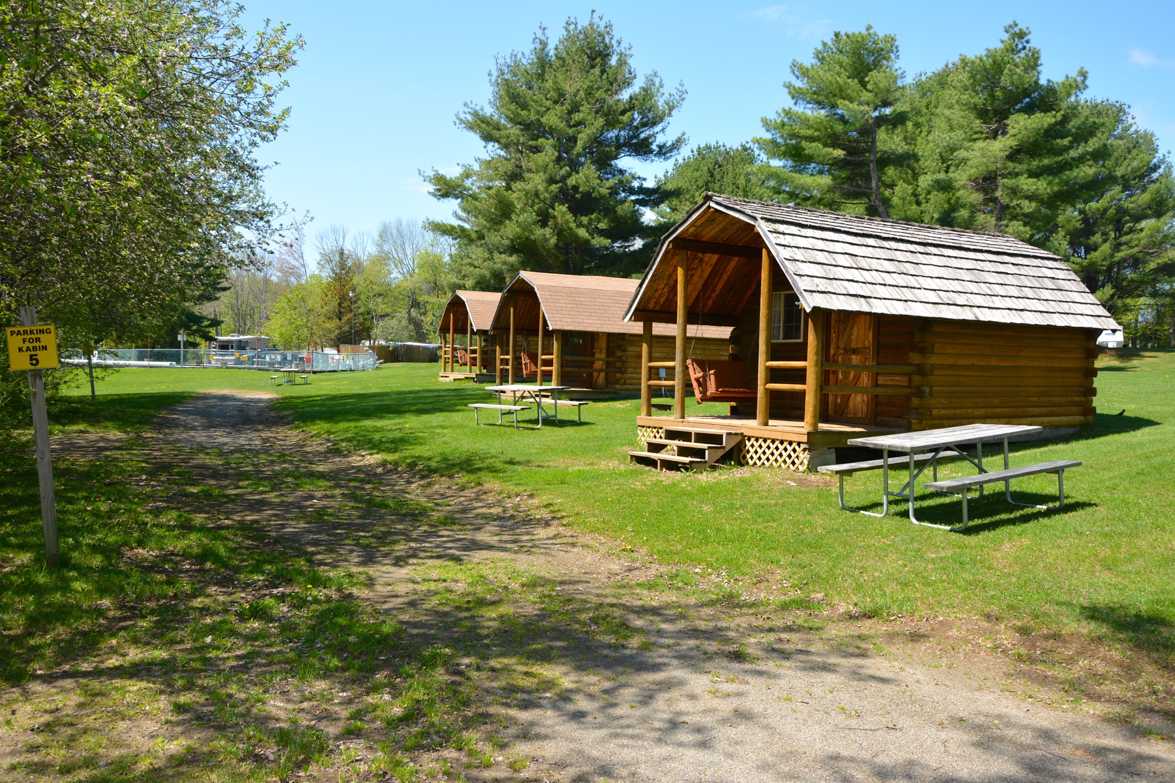 Camping Cabin (No Bathroom) Pictures Skowhegan / Kennebec Valley KOA