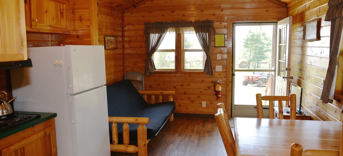 Kitchen, Living space in Lodge