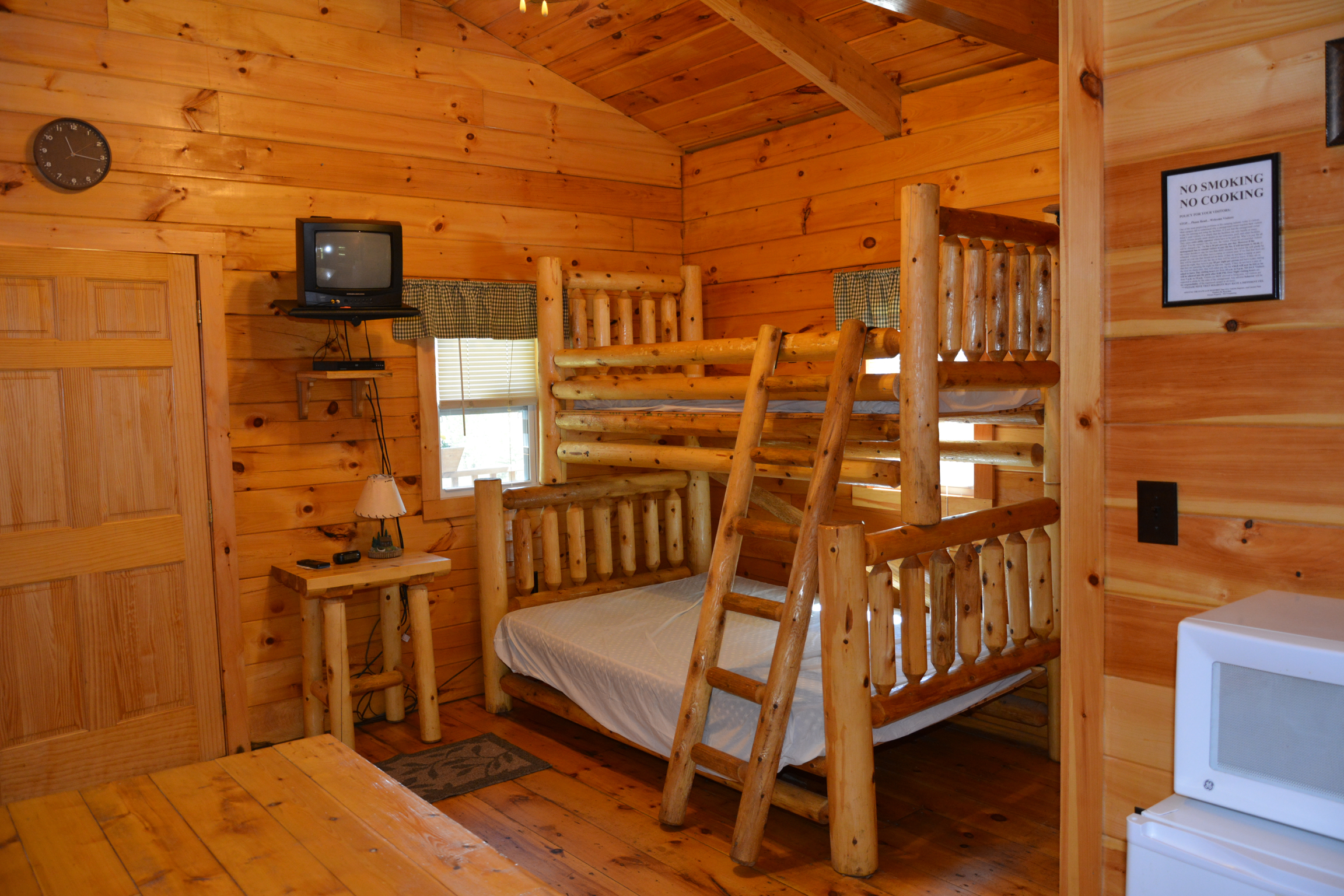 Deluxe Cabin (Full Bath with Tub & Shower), KOA Patio ® Pictures