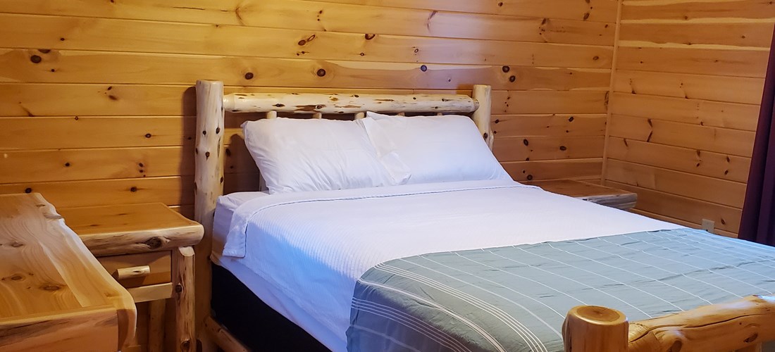 Moose Lodge Queen Bedroom