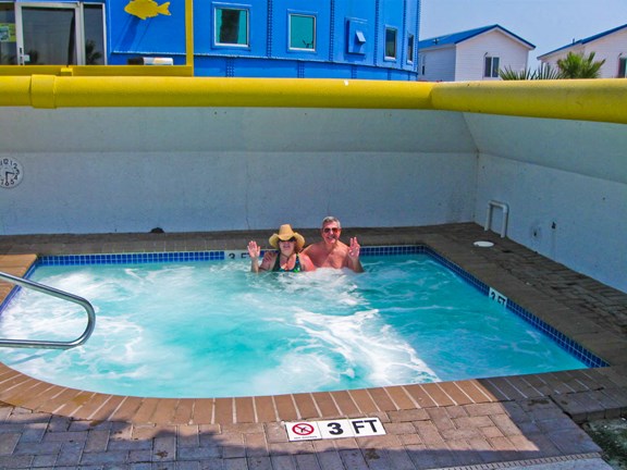 Soak in One of the Largest Hot Tubs on the Island
