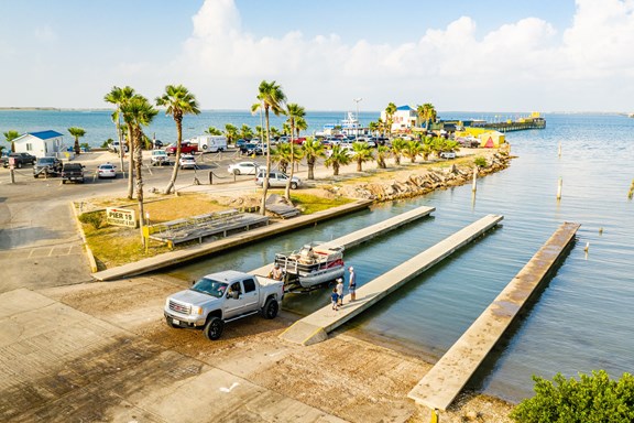 Launch your boat or kayak at the KOA Boat Ramp, free to guests