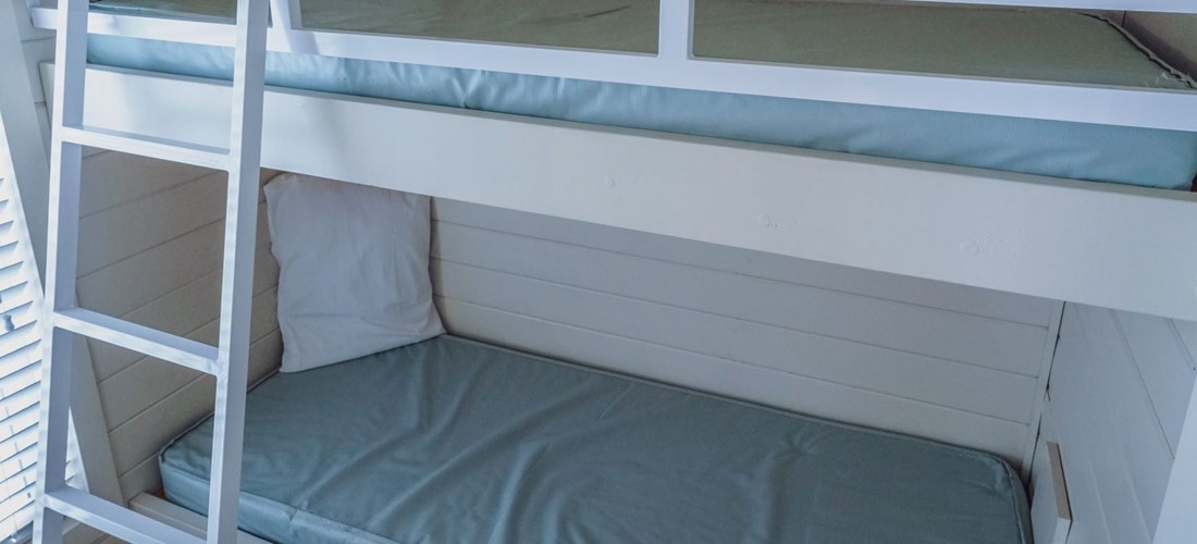 Bunk beds are fantastic for the kids and are available in most cabins