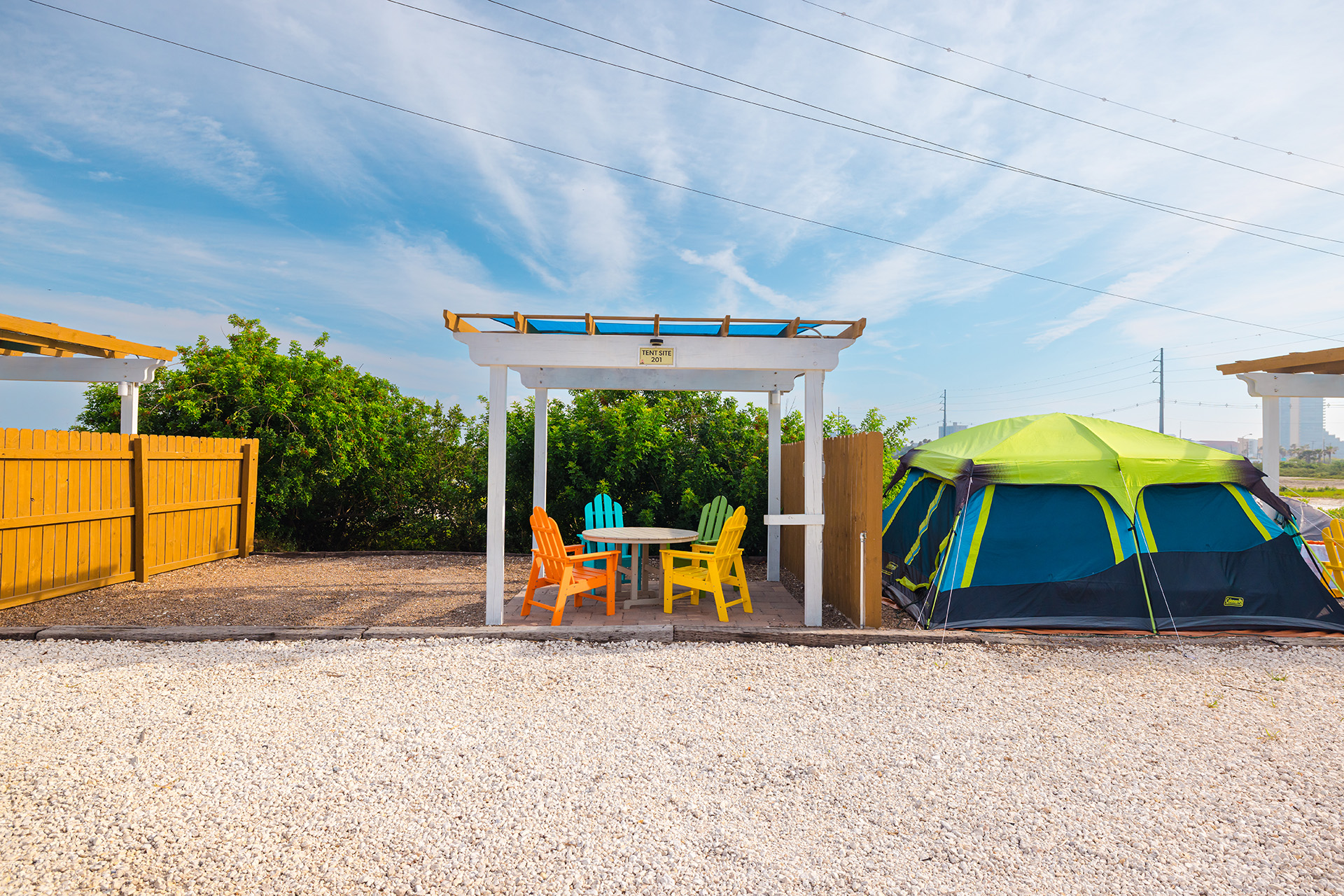 Tent Site, Water + Electric - Premium