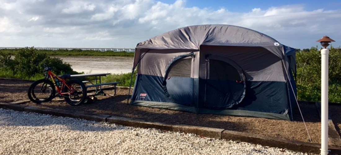 Deluxe Tent Sites on the Bay