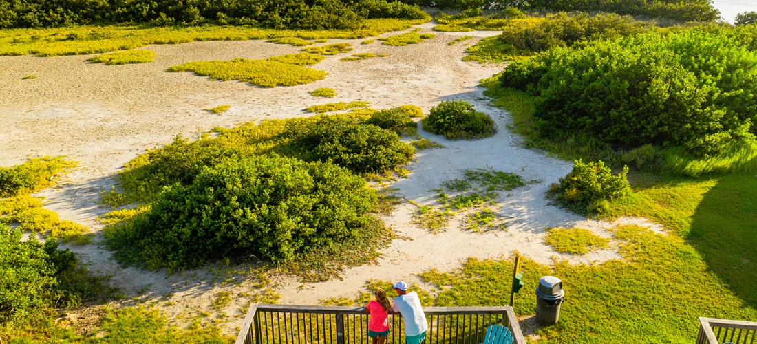 RV with Deck Lifestyle Arial View Looking toward Ocean NEW