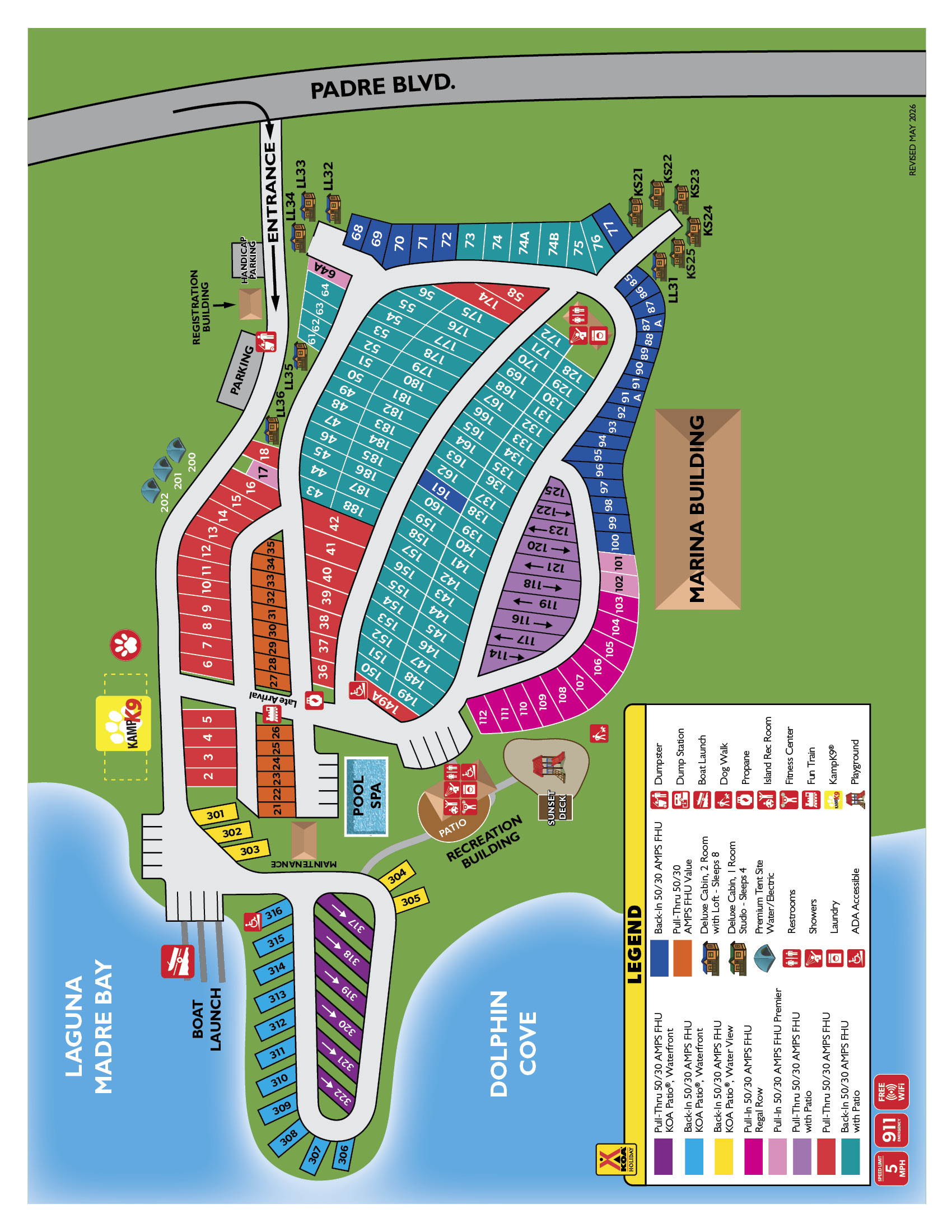 Campground Site Map