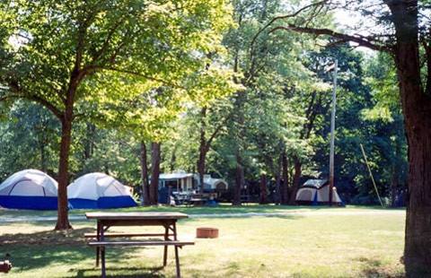 Rochester, Illinois Tent Camping Sites Springfield KOA Journey