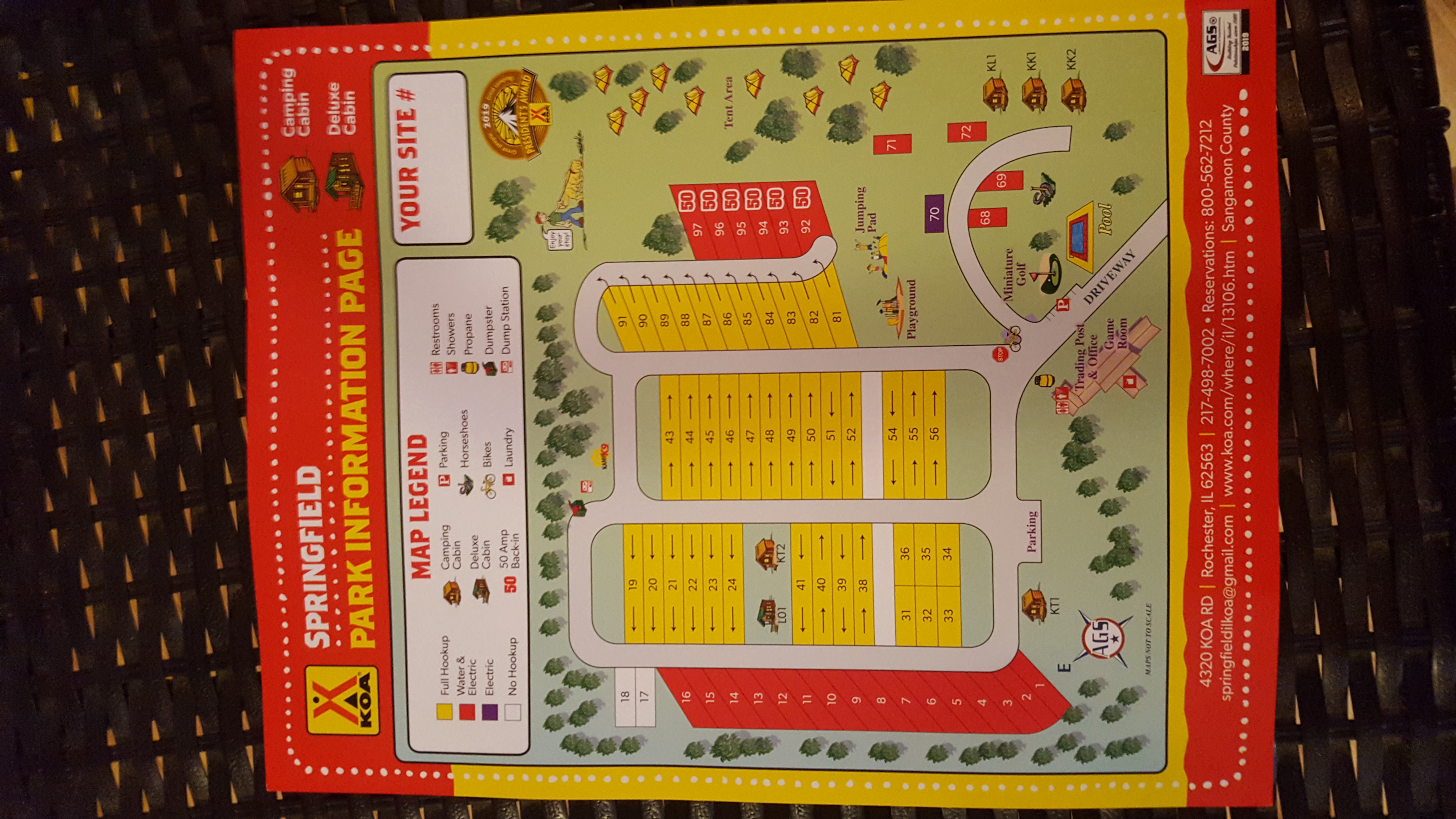 Rochester Illinois Campground Springfield Koa