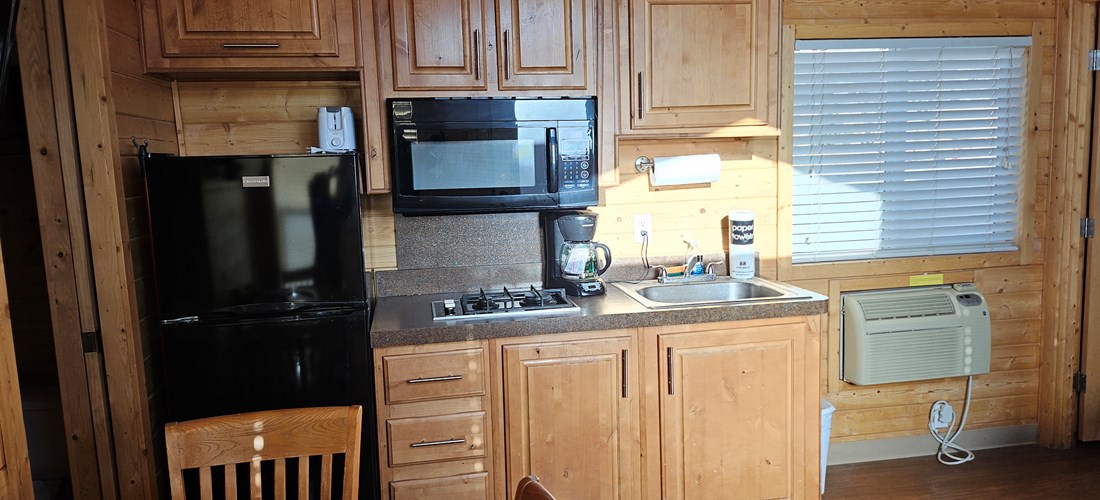 Deluxe Lodge kitchenette