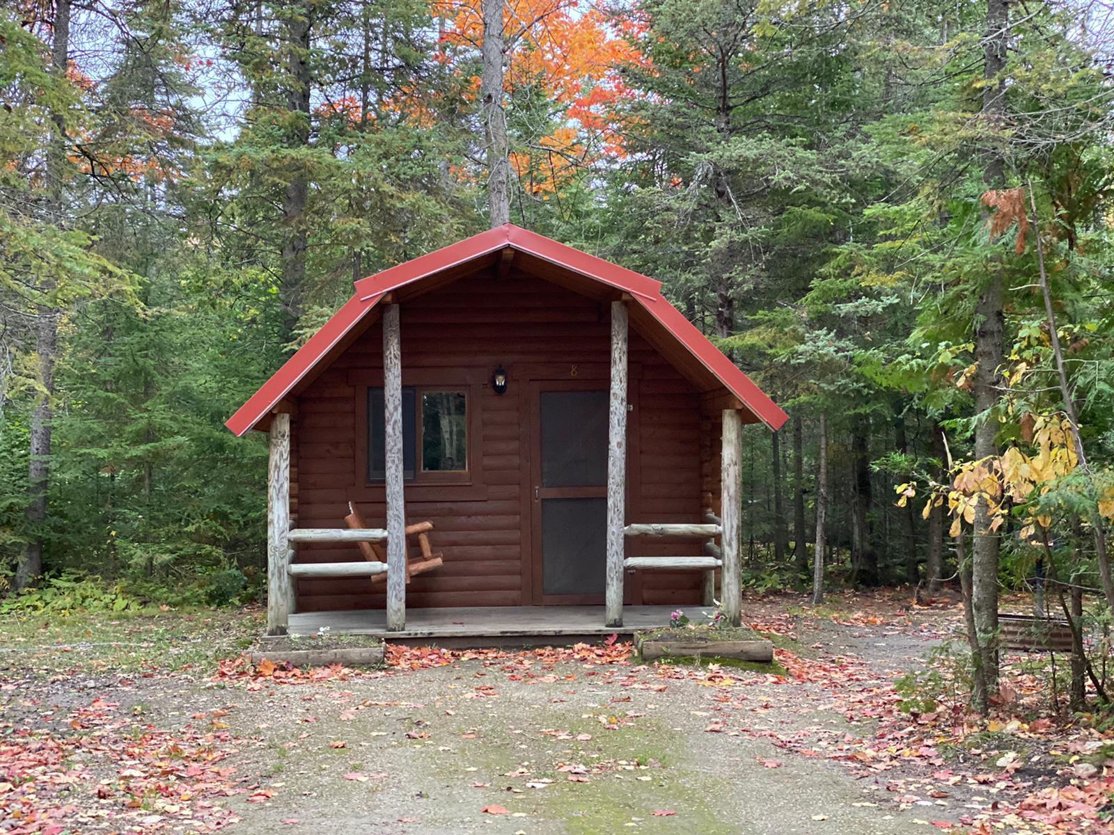 Camping cabin 2 room - Wooded