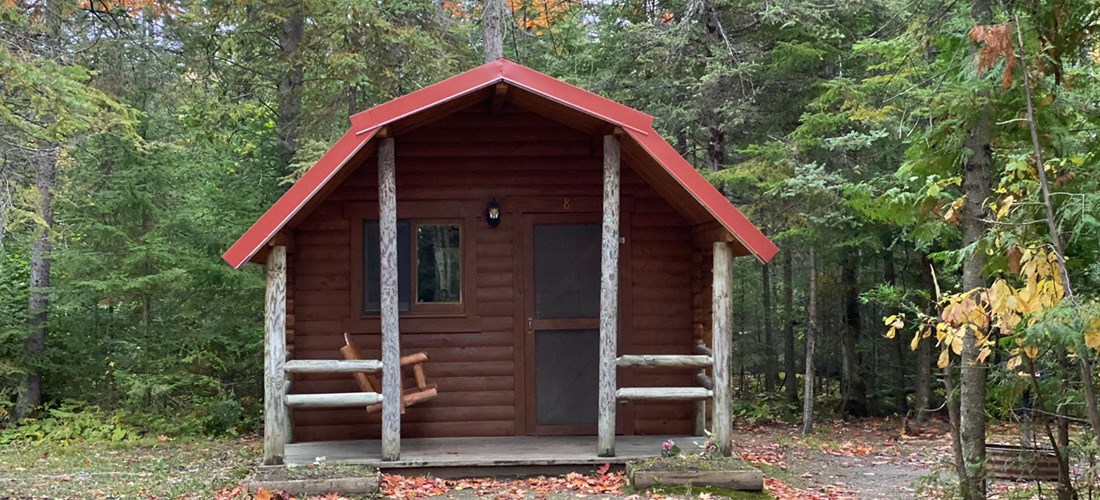 Camping cabin 2 room - Wooded