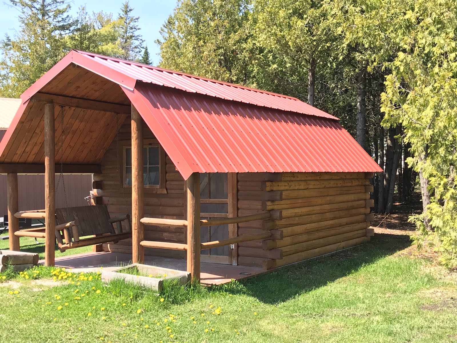 Camping Cabin No Bathroom Pictures St Ignace Mackinac