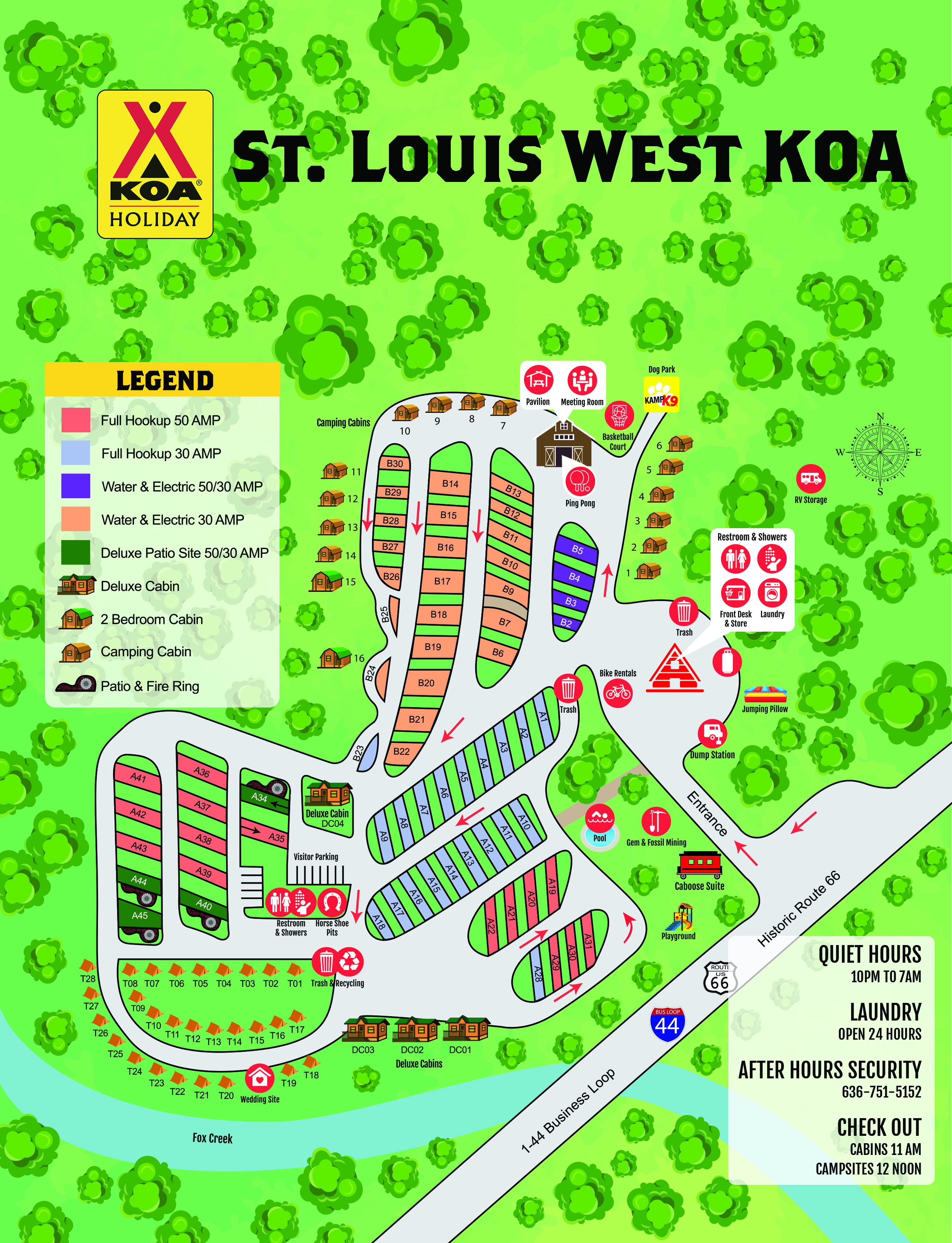 Eureka, Missouri Campground | St. Louis West / Historic Route 66 KOA