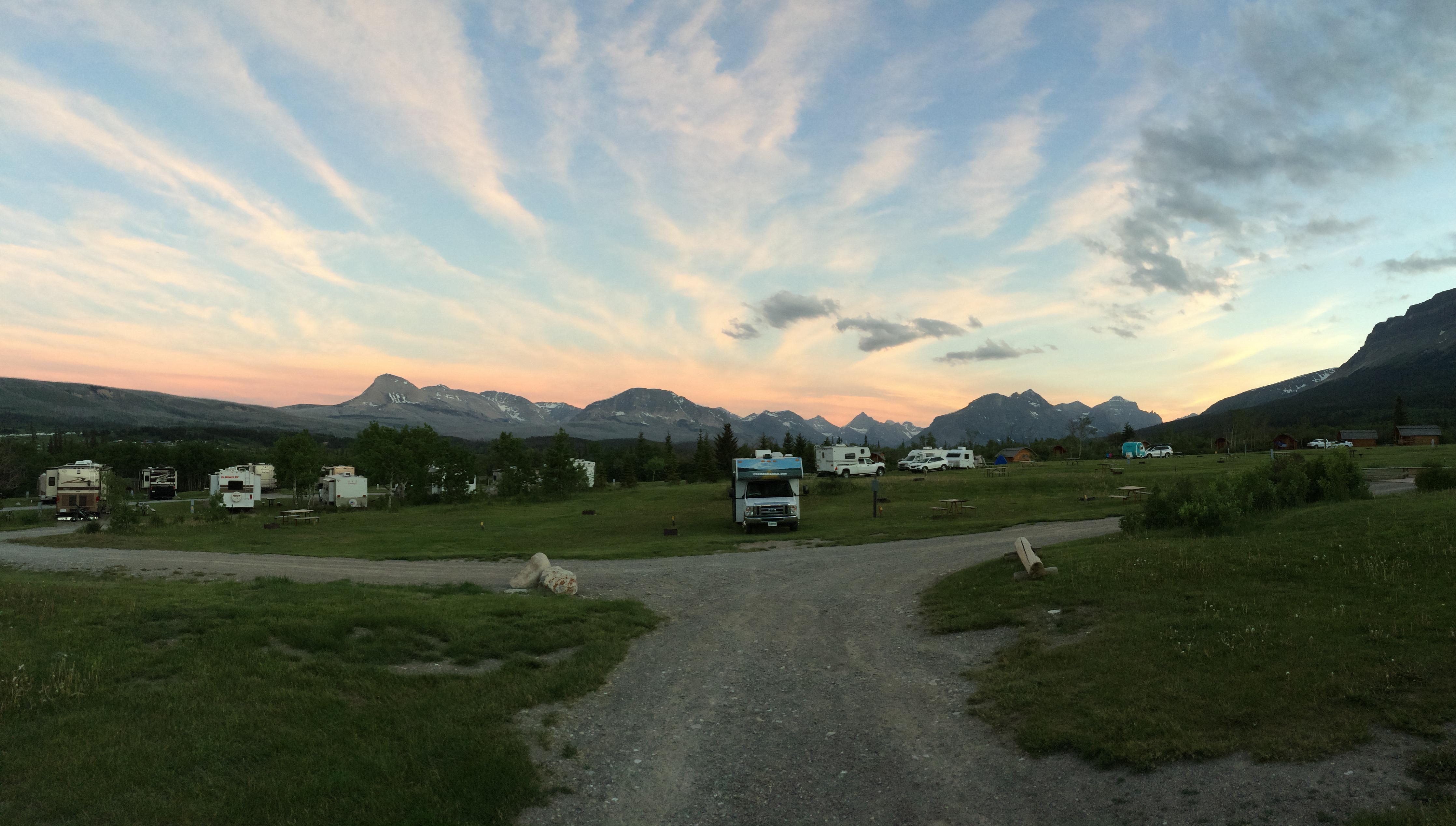 Great views of Glacier Park.