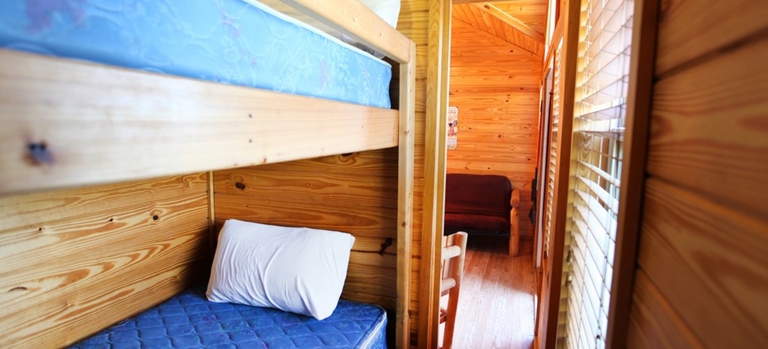 The kids will love the bunk beds.