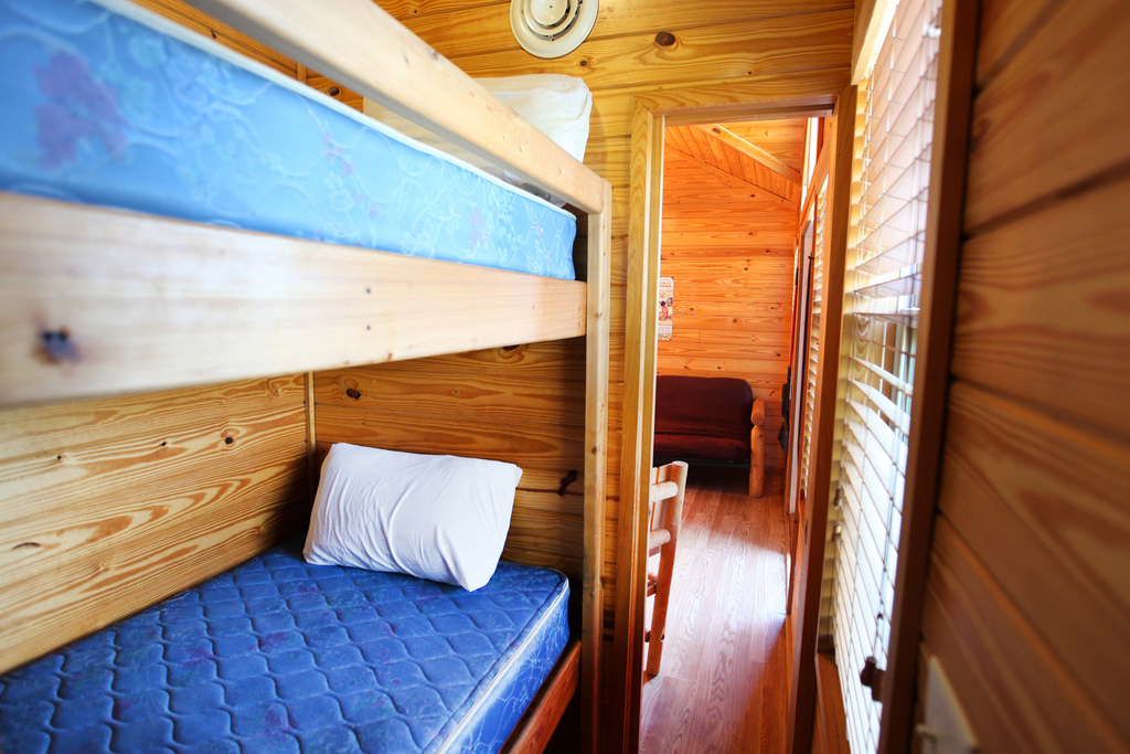 The kids will love the bunk room.