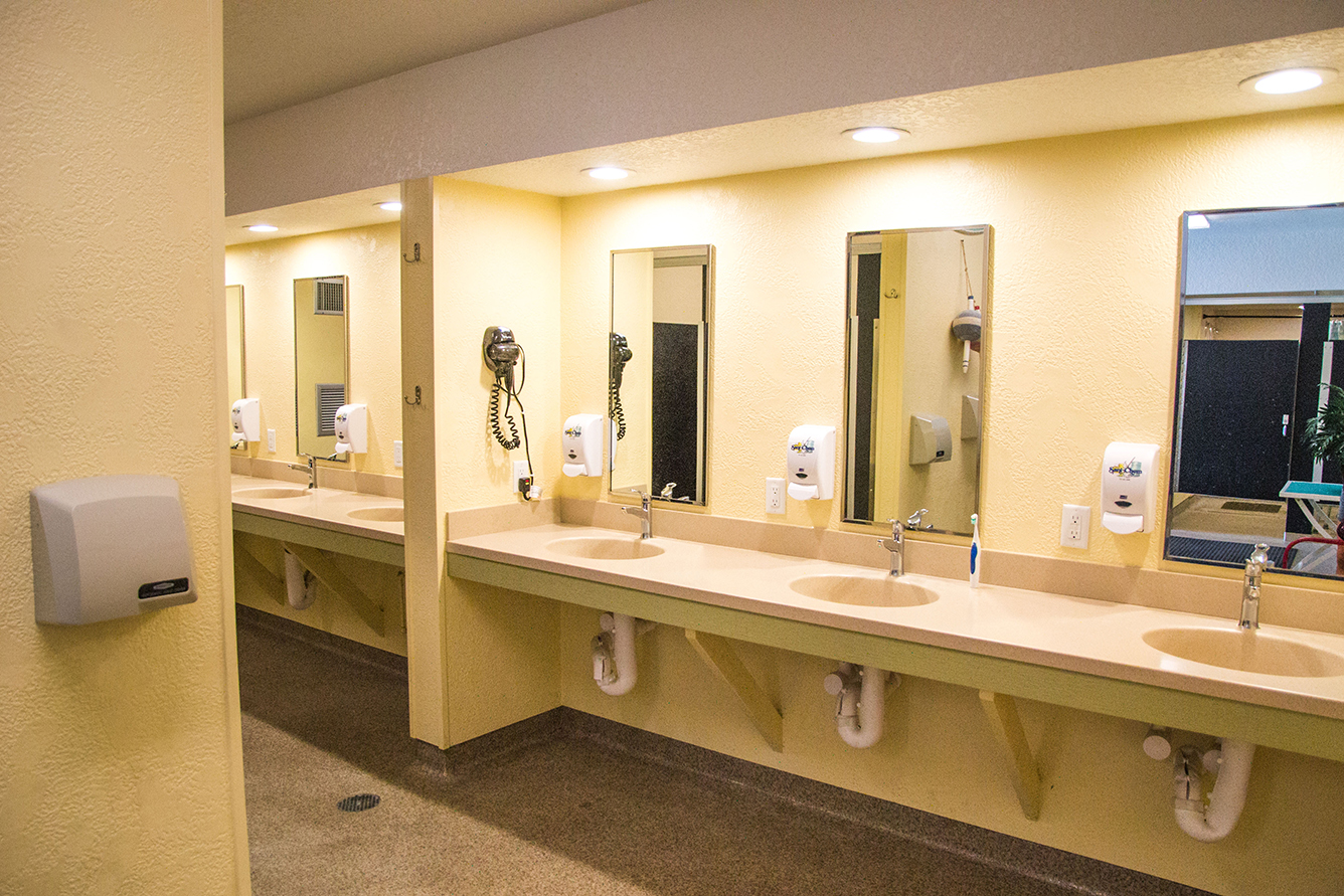 Womens bathroom