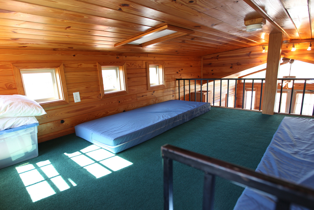 The kids will love the sleeping loft!