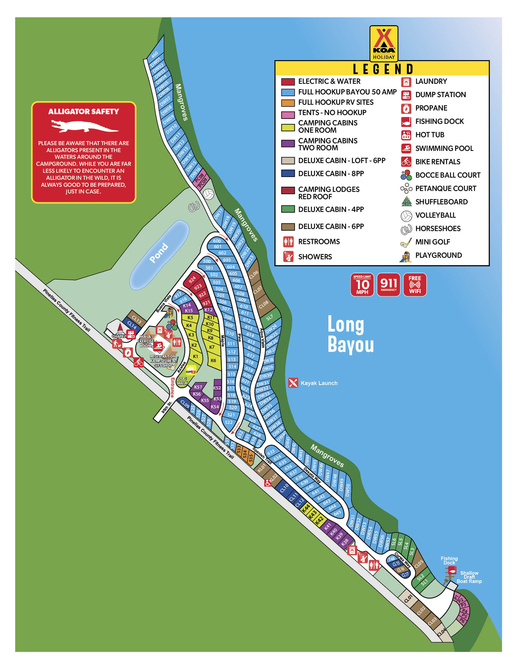 Koa Madeira Beach Map St. Petersburg/Madeira Beach Campground Map | Koa Holiday