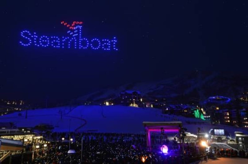 Holiday Drone Show Photo