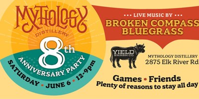 Mythology 8th Anniversary featuring Broken Compass Bluegrass