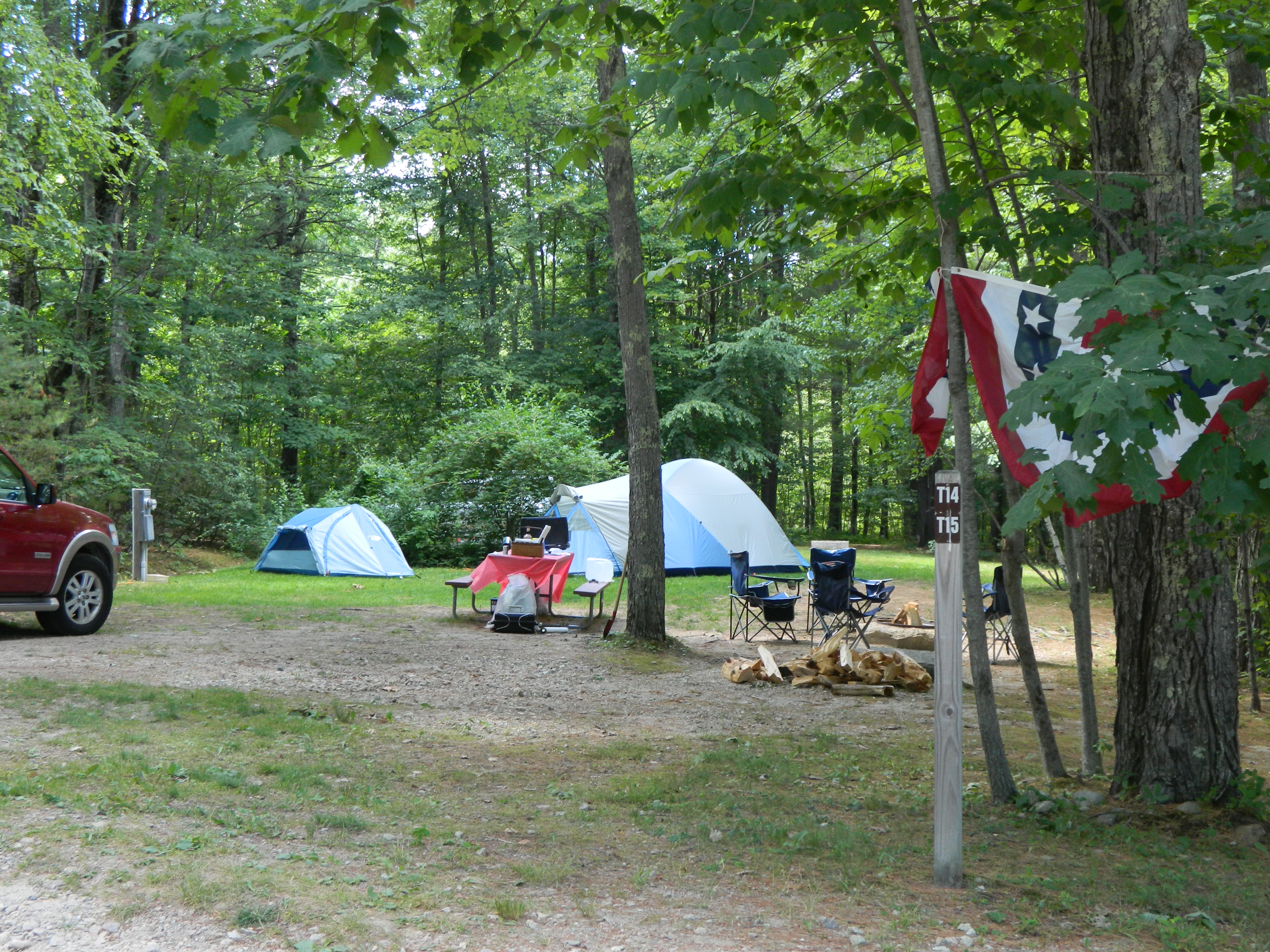 Strafford, New Hampshire Tent Camping Sites Strafford / Lake